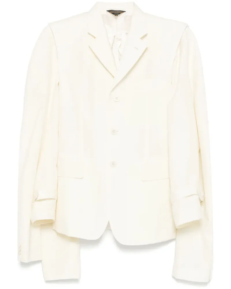 Comme des Garçons Weste mit abnehmbaren Ärmeln - Weiß Weiß