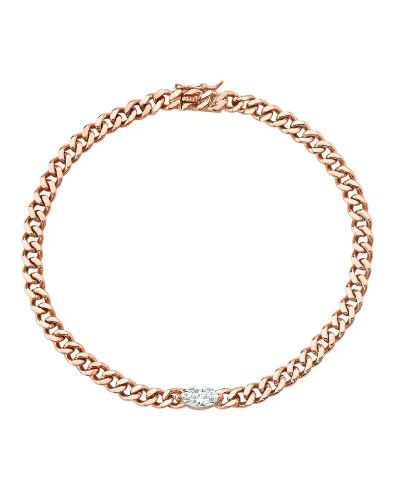 ANITA KO Kettenarmband mit Diamanten - Rosa Rosa