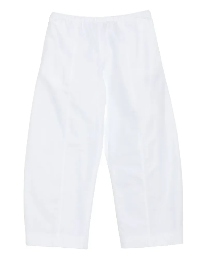 KHAITE Hose mit elastischem Bund - Weiß Weiß