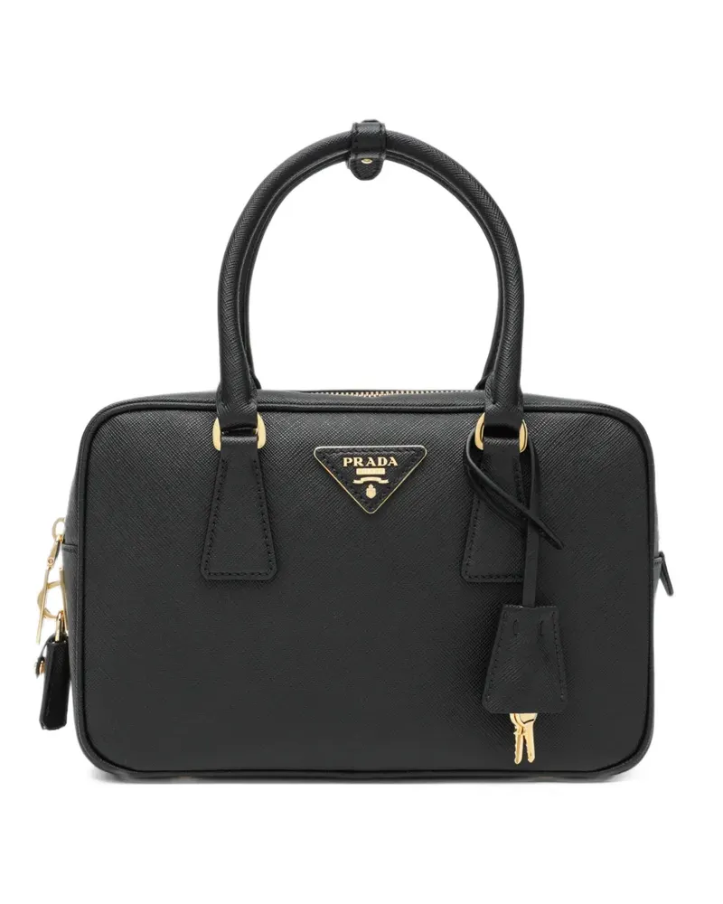 Prada Kleine Tasche aus Saffiano-Leder - Schwarz Schwarz