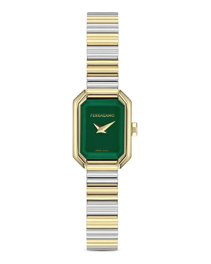 Ferragamo Crystal Tank Mini 20mm watch - Grün Grün