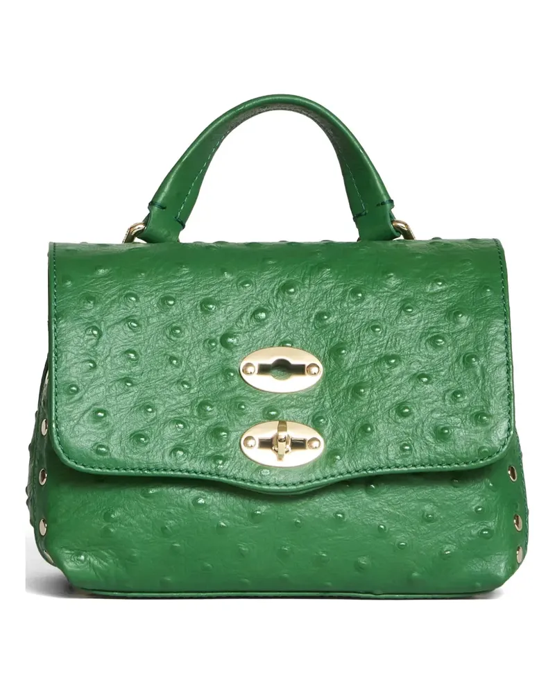 Zanellato Postina studs leather satchel - Grün Grün