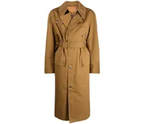 Trenchcoat mit Gürtel - Braun