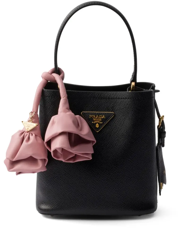 Prada Panier Mini-Tasche - Schwarz Schwarz