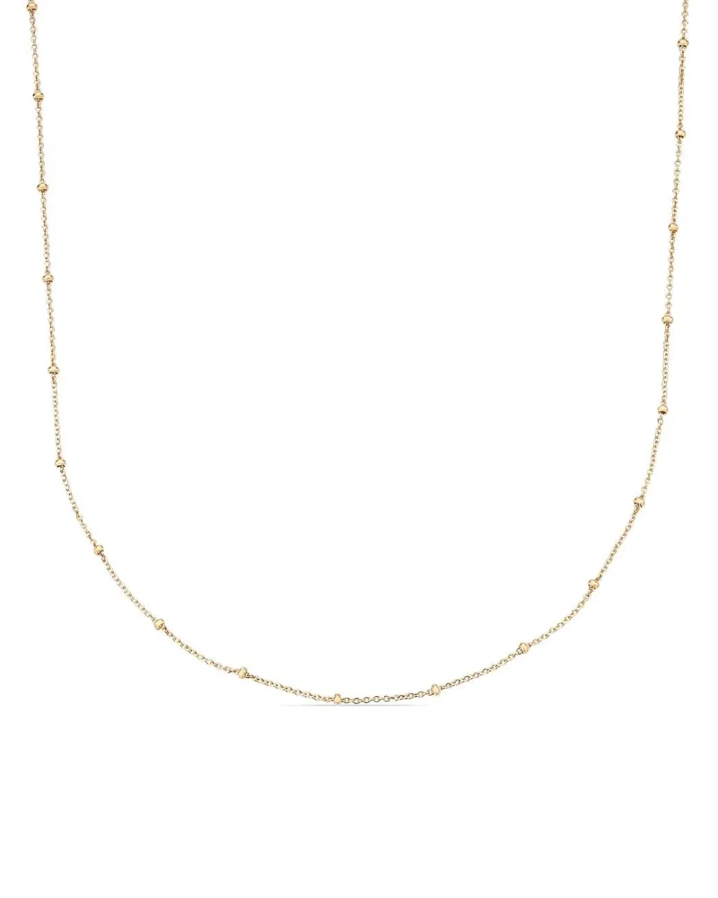 Monica Vinader Ankerkette mit Knotendetail - Gold Gold