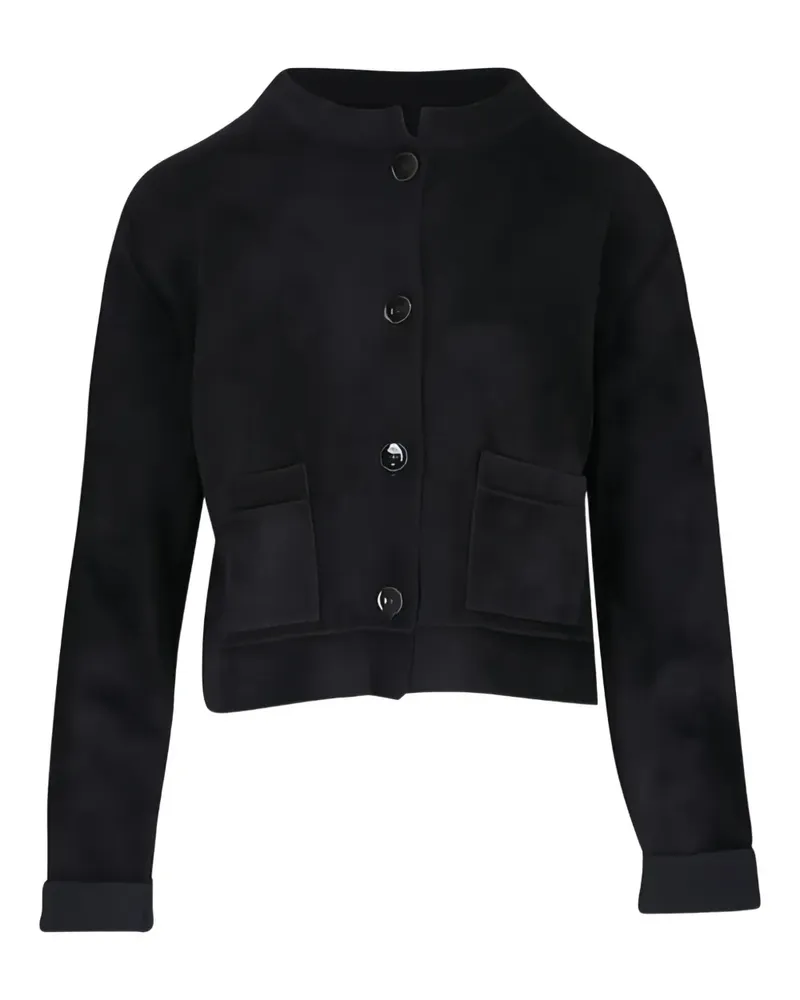 D.EXTERIOR buttoned flap-pocket jacket - Schwarz Schwarz