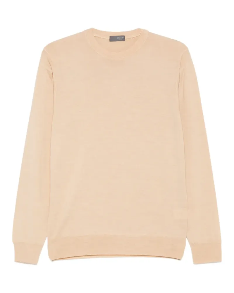 Drumohr  Pullover mit Rundhalsausschnitt - Nude Nude