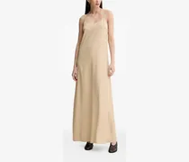 Ärmelloses Maxikleid - Nude