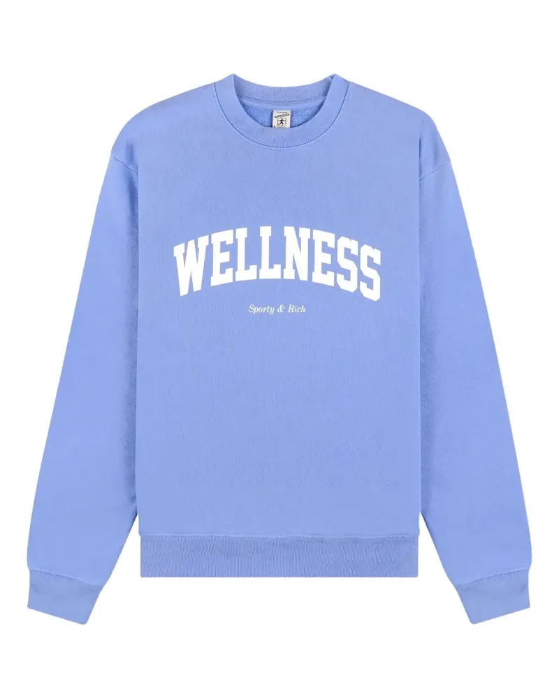 SPORTY & RICH Klassisches Sweatshirt - Blau Blau