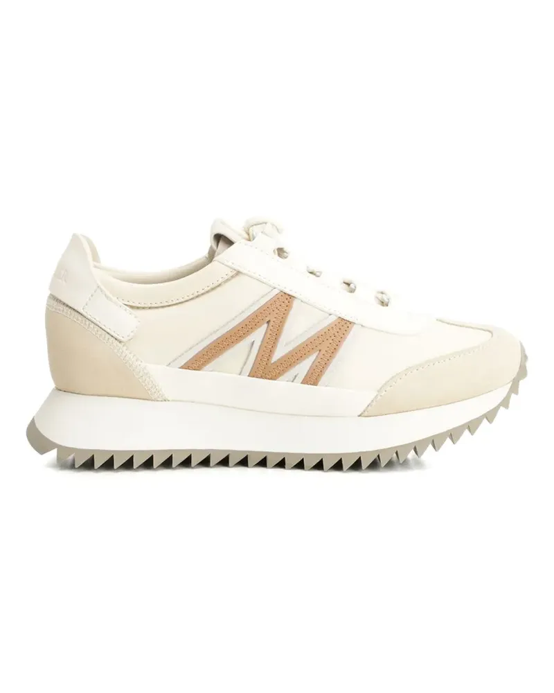 Moncler Pacey2 panelled low-top sneakers - Nude Nude