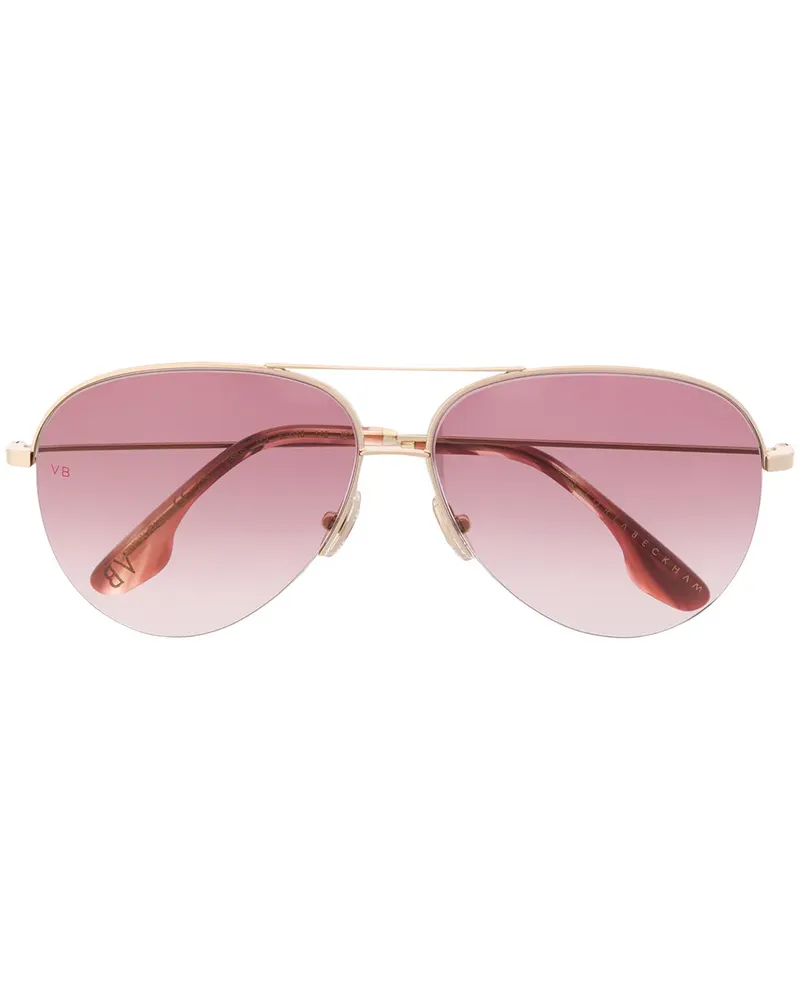 Victoria Beckham Klassische Pilotenbrille - Gold Gold