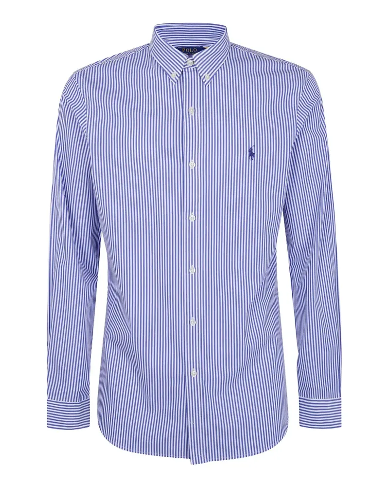 Ralph Lauren striped slim-fit shirt - Weiß Weiß
