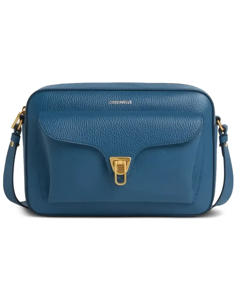 Coccinelle flap cross body bag - Blau Blau