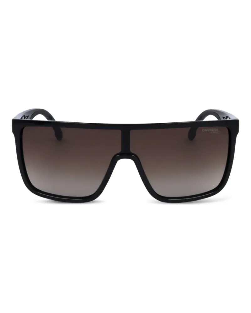 Carrera Sonnenbrille mit geometrischem Gestell - Schwarz Schwarz