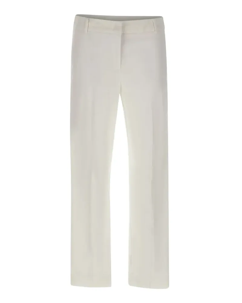 MARELLA belt loops crease trousers - Weiß Weiß