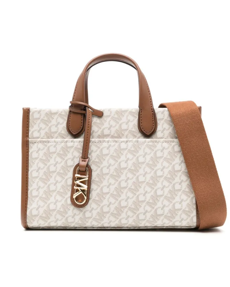 Michael Kors Kleine Empire Gigi Umhängetasche - Weiß Weiß