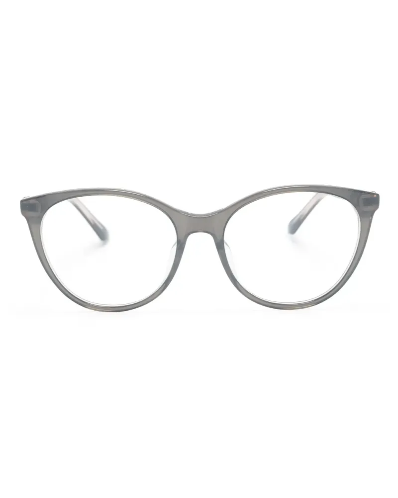 Jimmy Choo Cat-Eye-Brille mit Zierperlen - Grau Grau