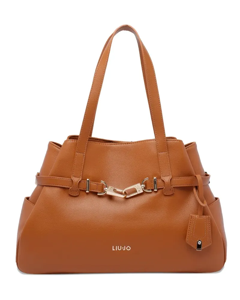 Liu Jo Tote Bag mit Logo-Schriftzug - Braun Braun