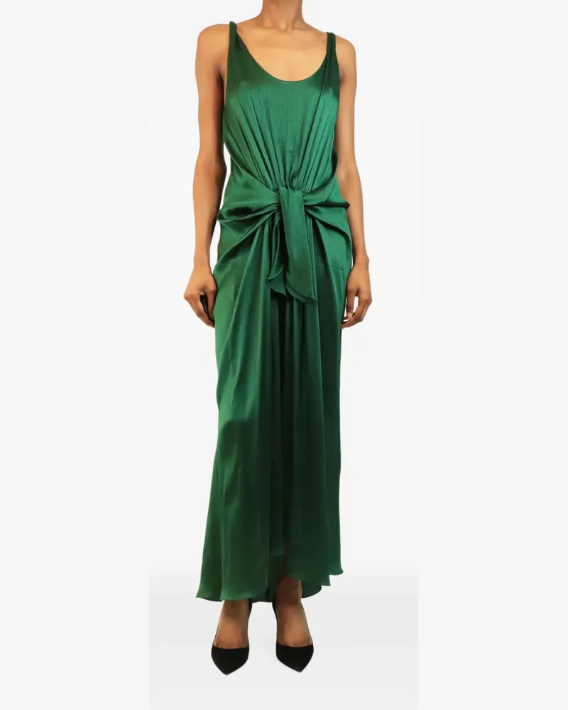 J.W.Anderson waist-knot maxi dress - Grün Grün