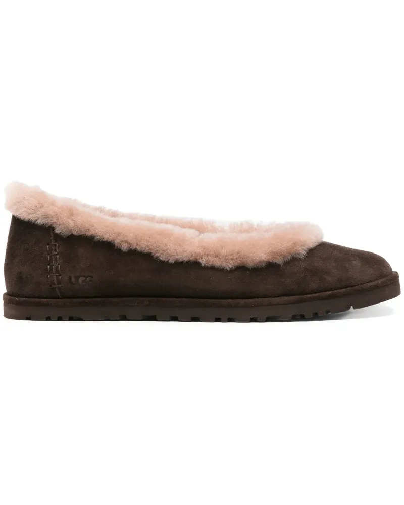 UGG Zora Ballet Flat WMNS "Dusted Cocoa" - Braun Braun