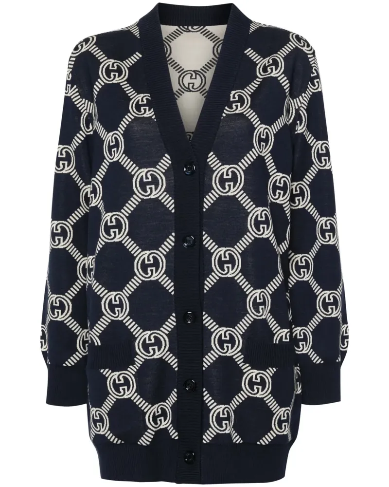 Gucci Wendbarer Cardigan - Blau Blau
