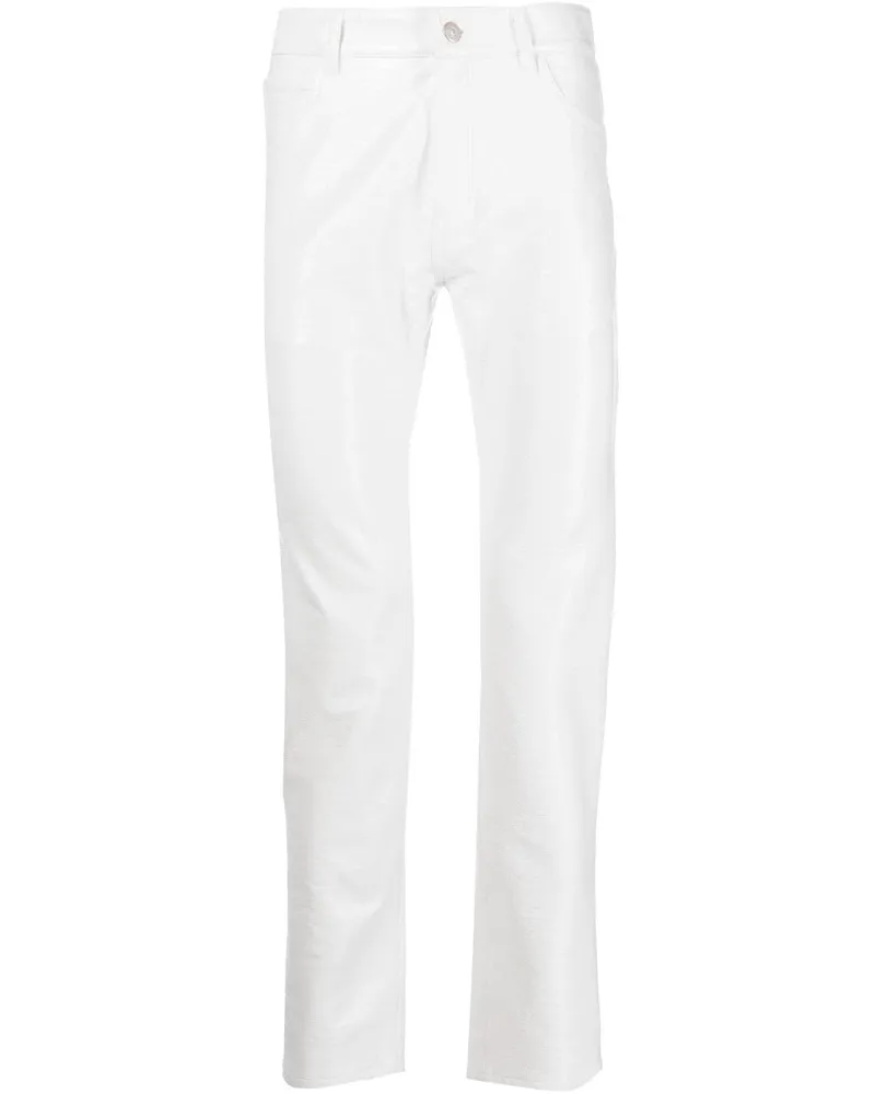Courrèges Vinyl Hose - Weiß Weiß