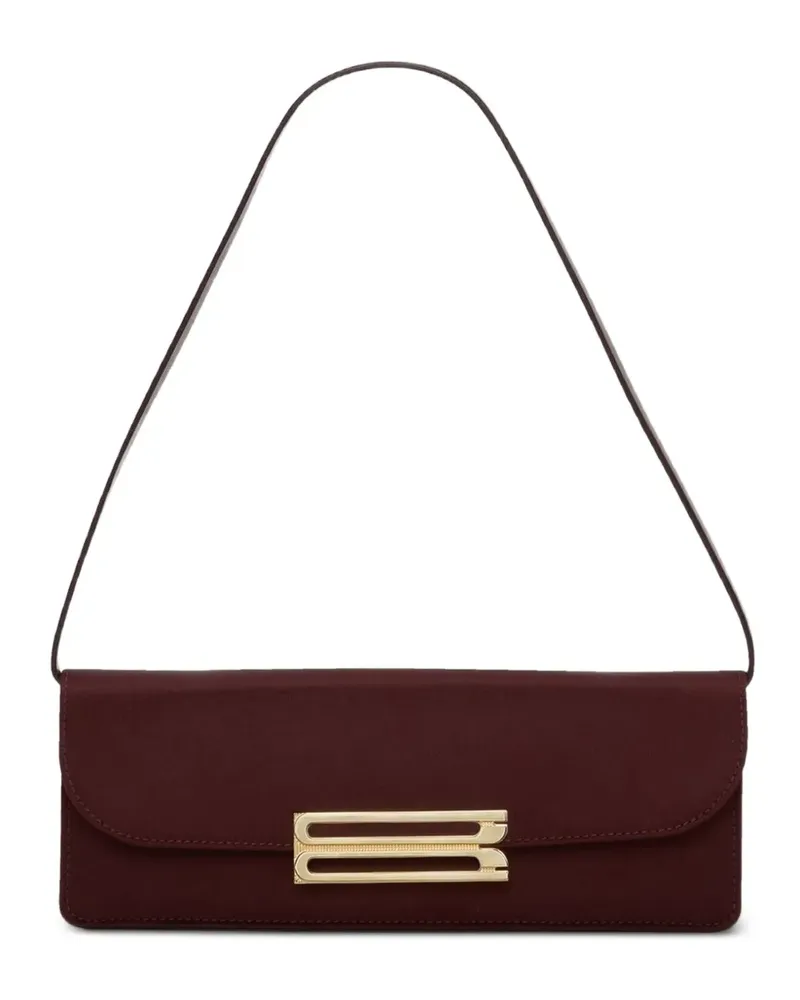 Victoria Beckham Dorian Schultertasche mit Logo-Schild - Rot Rot