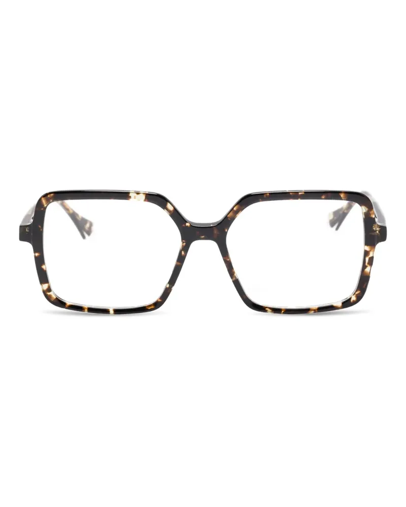GIGI STUDIOS Angelica Brille mit eckigem Gestell - Braun Braun