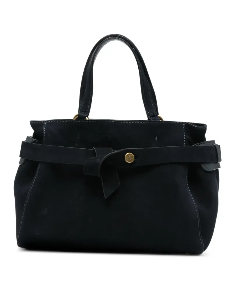Gianni Chiarini Miranda Tote Bag aus Wildleder mit Schnalle - Blau Blau