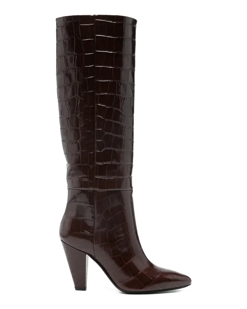 Luisa Spagnoli Uragano Stiefel mit geprägtem Absatz - Braun Braun