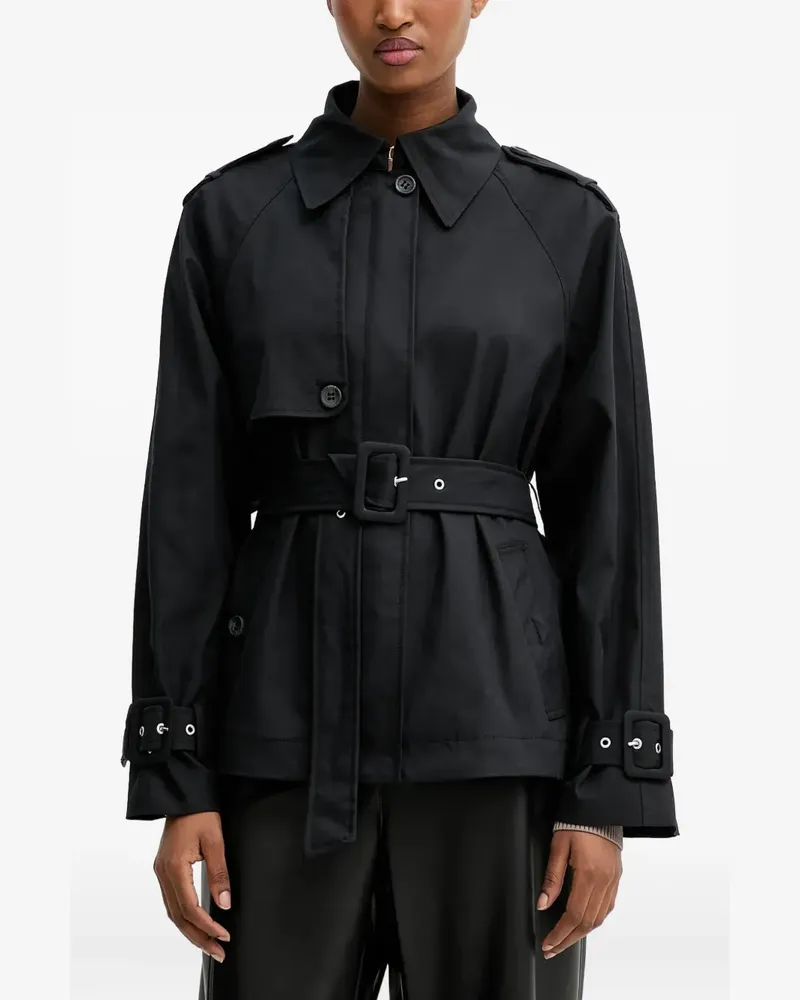 Guess Jacke mit Gürtel - Schwarz Schwarz