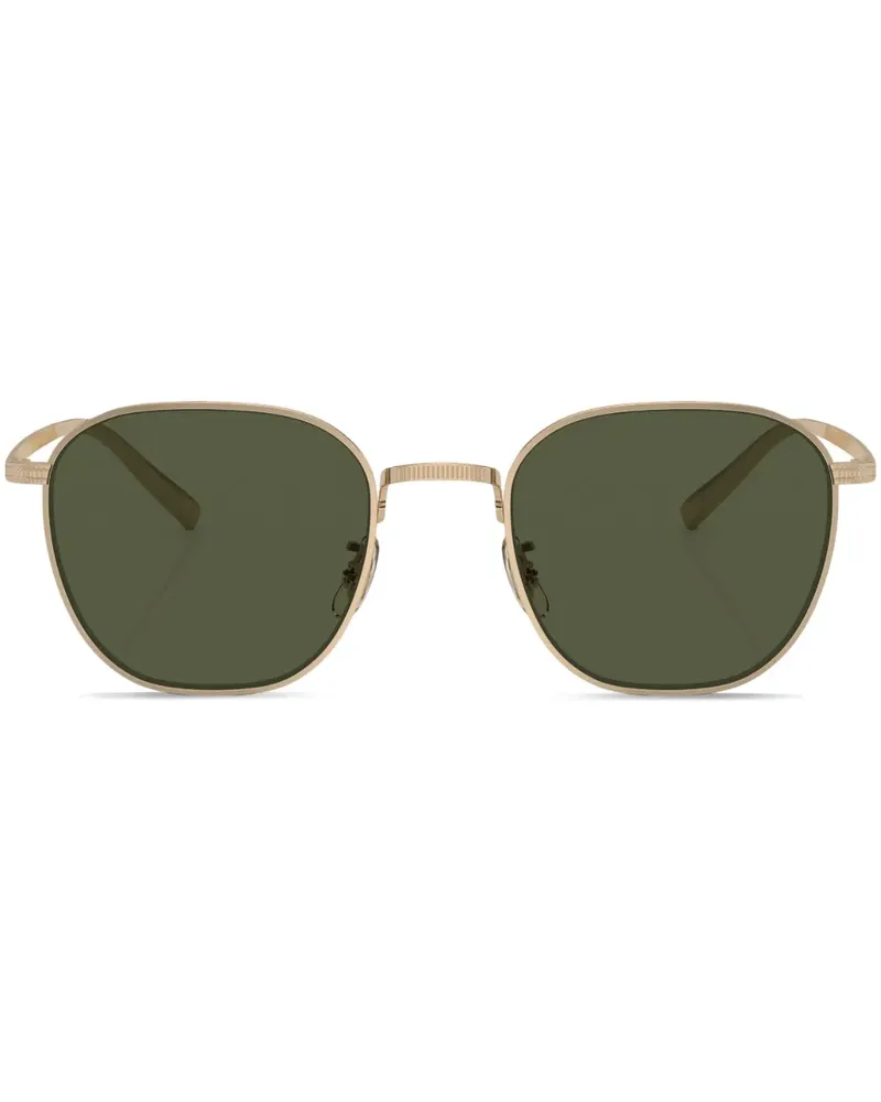 Oliver Peoples Rynn Sonnenbrille mit eckigem Gestell - Gold Gold