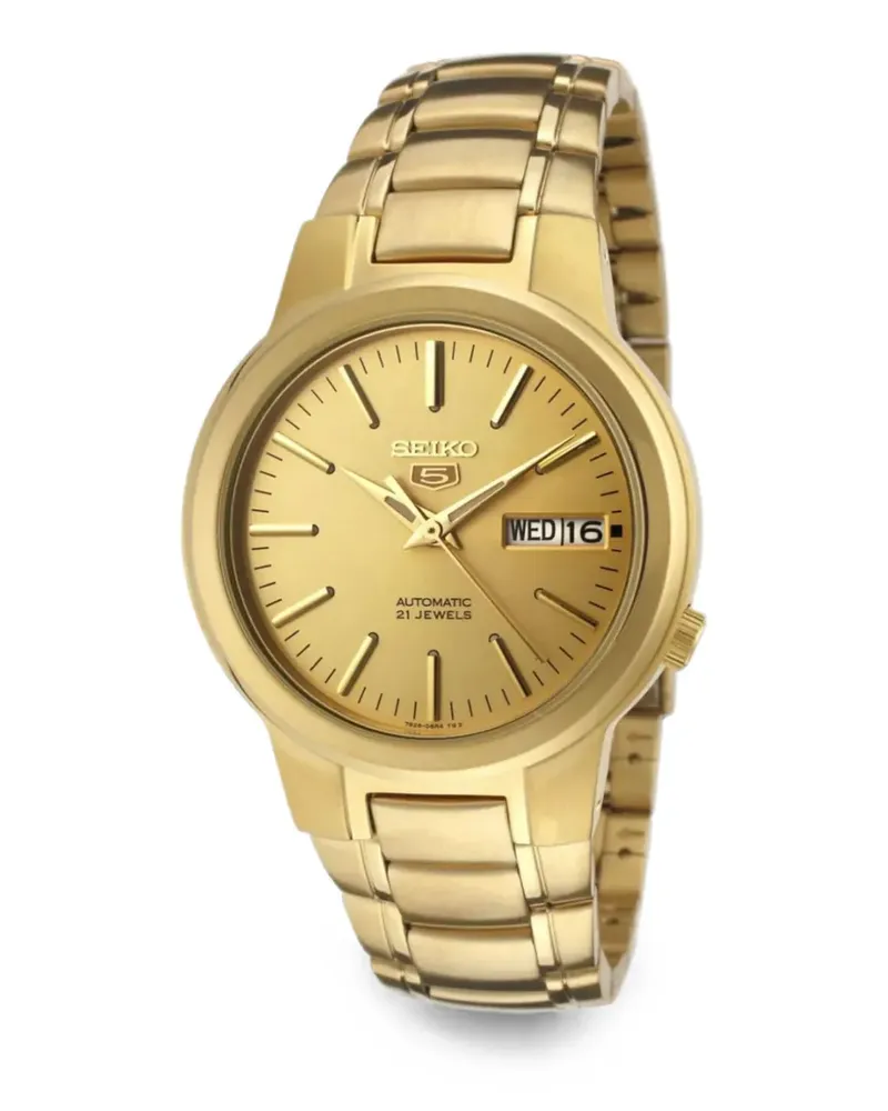 Seiko 5 38mm watch - Gold Gold