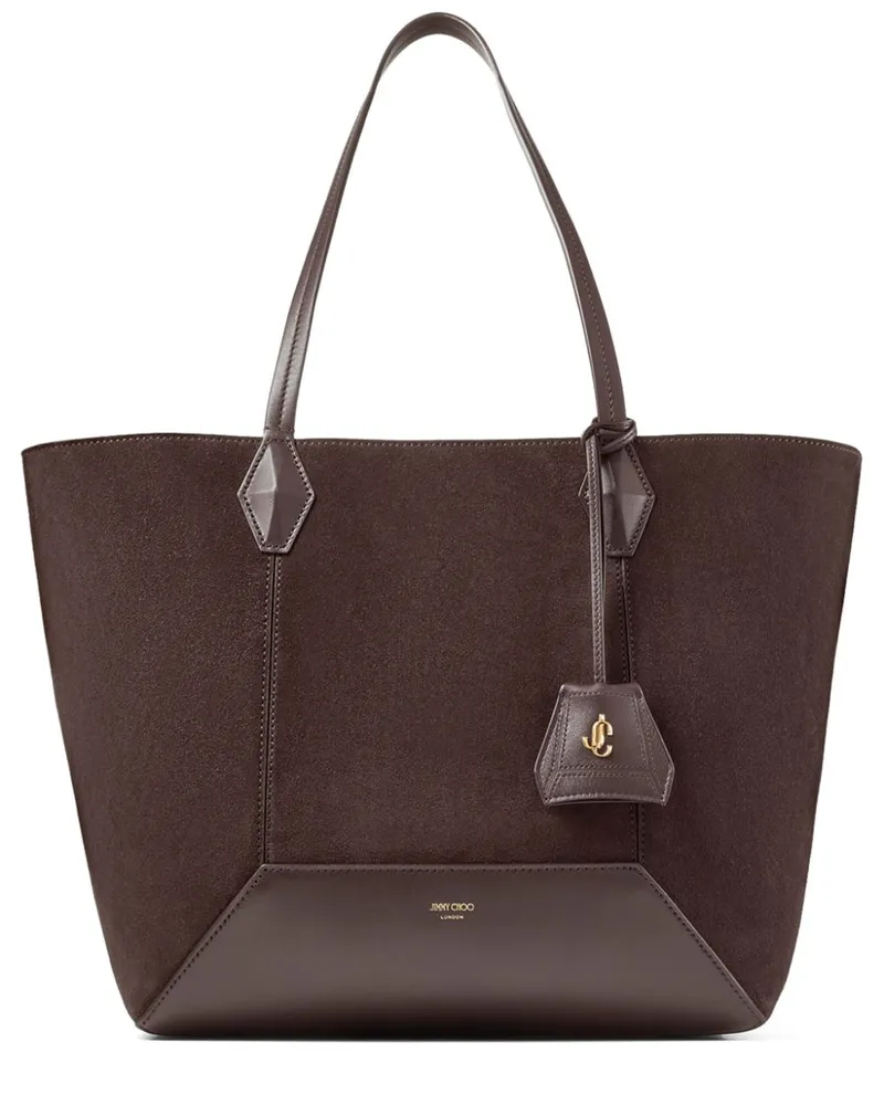 Jimmy Choo Mittelgroße Diamond Tote Bag - Braun Braun