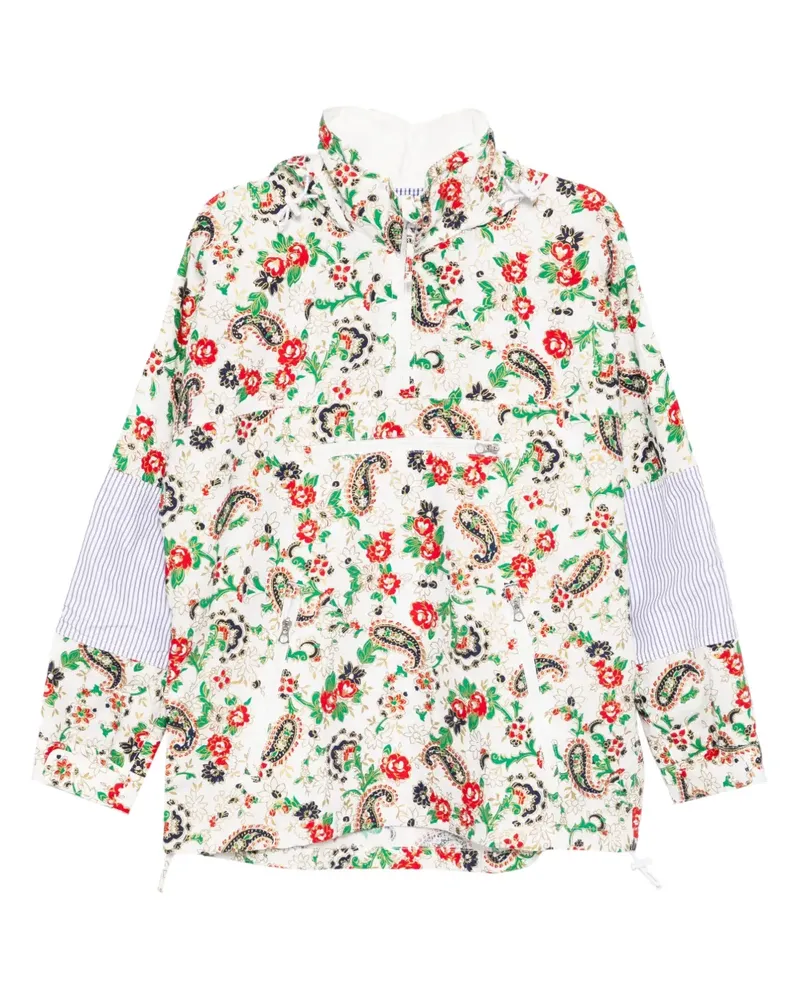 Junya Watanabe Jacke mit Blumen-Print - Nude Nude