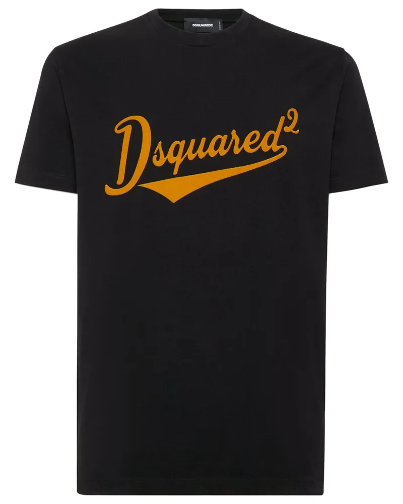 Dsquared2 T-Shirt mit Logo-Print - Schwarz Schwarz
