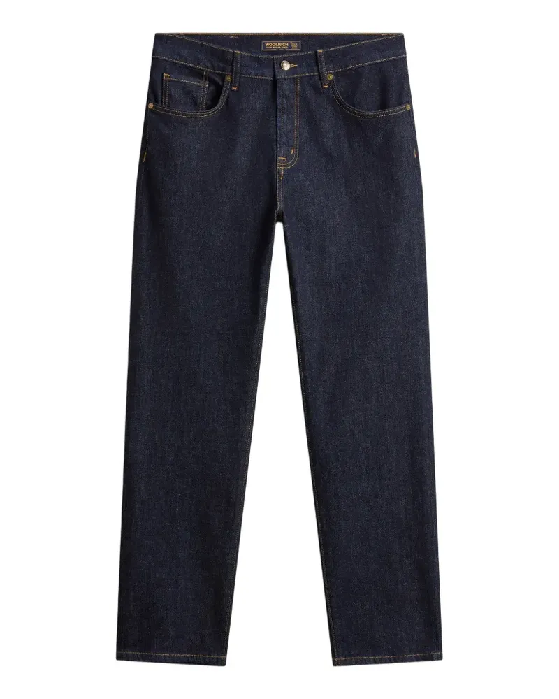 Woolrich Five-Pocket-Jeans - Blau Blau
