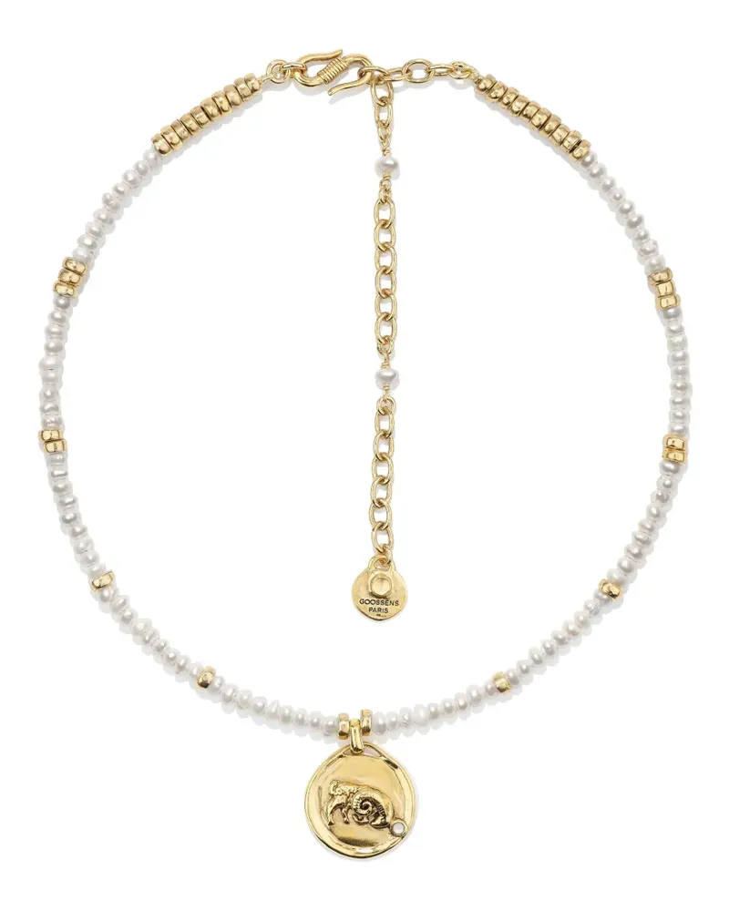Goossens Paris Astro Aries Pearls Halskette - Gold Gold