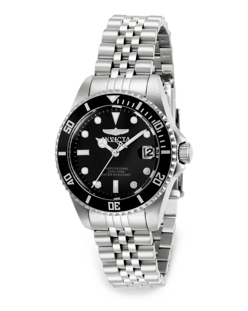 Invicta Pro Diver 34mm watch - Schwarz Schwarz