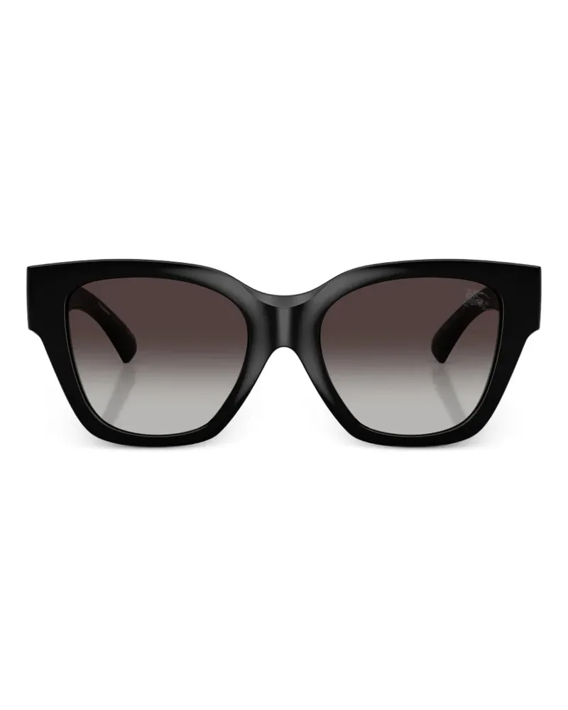 Burberry Sonnenbrille mit eckigem Gestell - Schwarz Schwarz