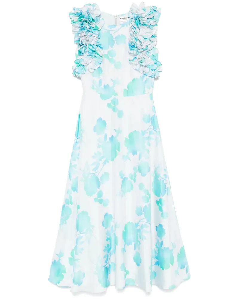 Essentiel Hancun Midikleid - Blau Blau
