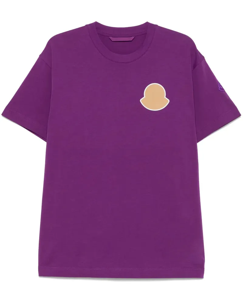 Moncler Kurzärmeliges T-Shirt - Violett Violett