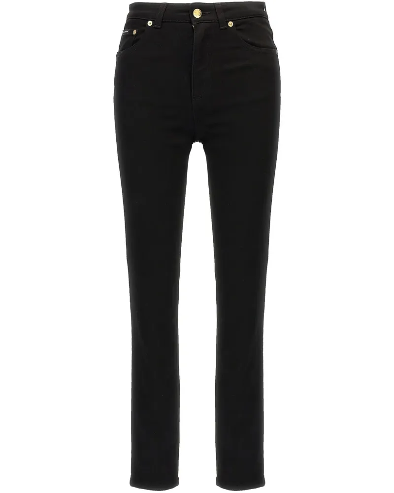 Dolce & Gabbana Jeans aus Baumwollstretch - Schwarz Schwarz