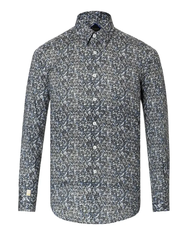 Billionaire Jason floral print shirt - Grau Grau