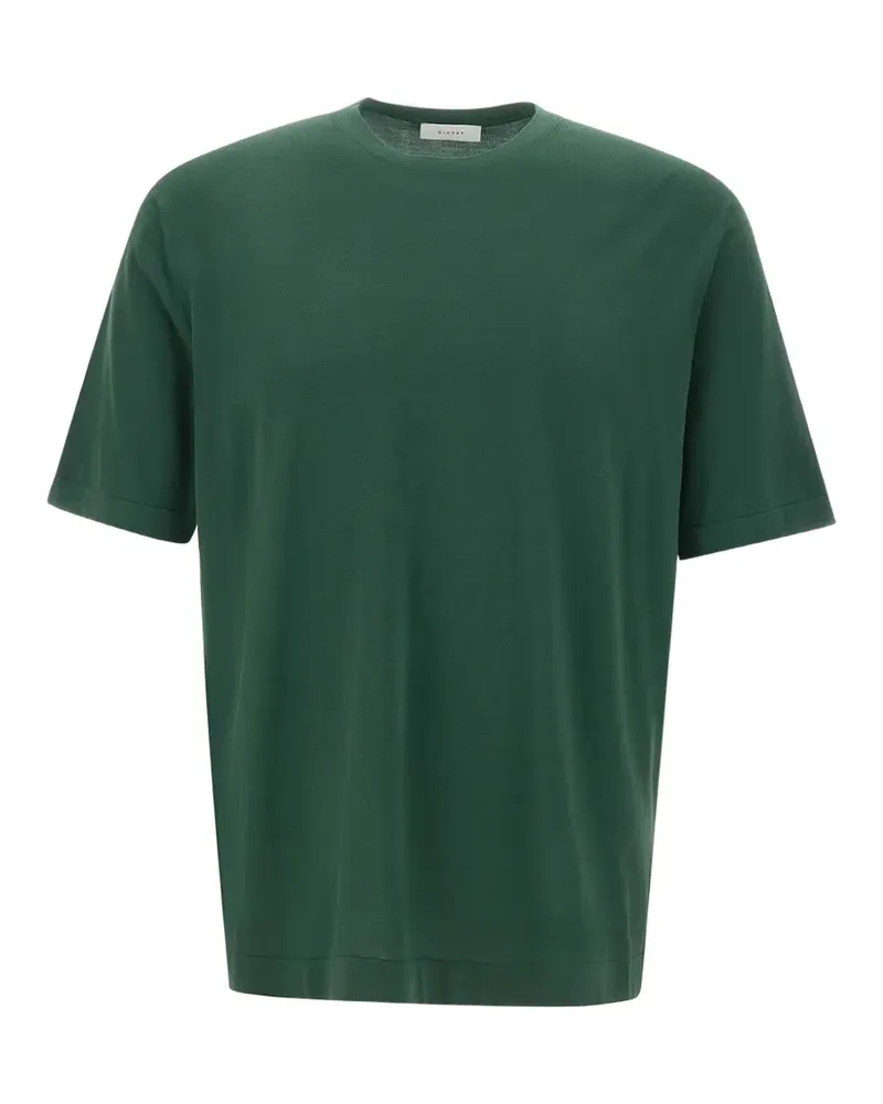 Diktat crew-neck cotton T-shirt - Grün Grün