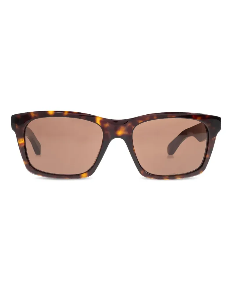 Balenciaga Eckige Sonnenbrille in Schildpattoptik - Braun Braun