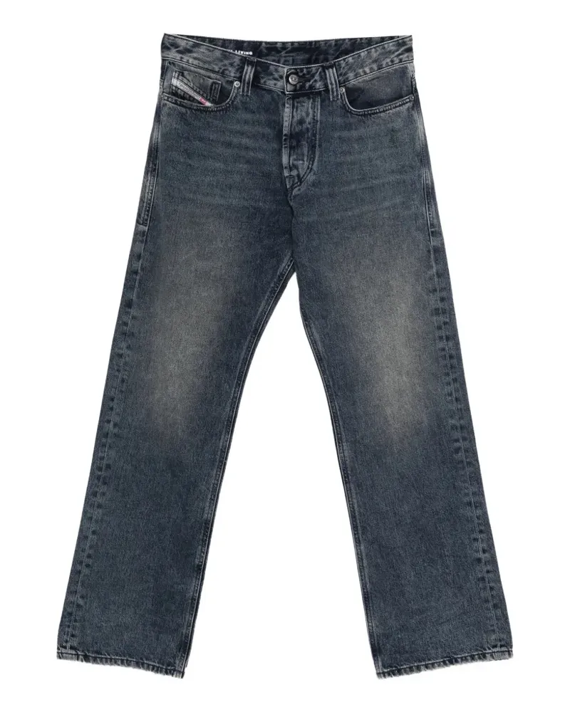 Diesel acid-wash straight-leg jeans - Blau Blau
