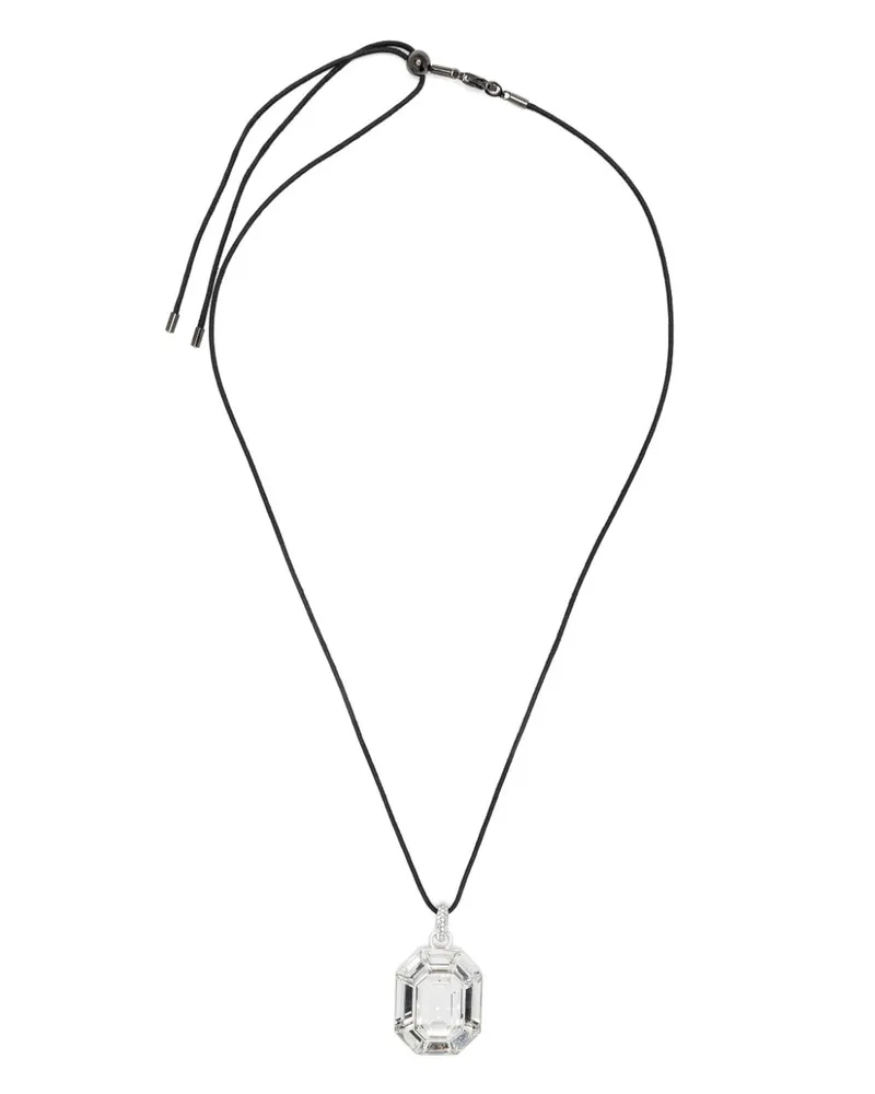 Swarovski Lucent Halskette mit Kristallanhänger - Schwarz Schwarz
