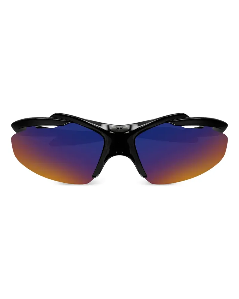 Balenciaga oval-frame sunglasses - Schwarz Schwarz