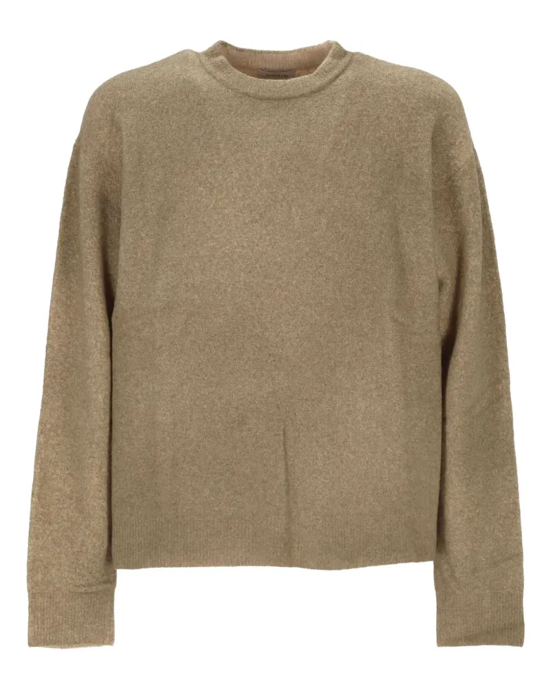 Amish Pullover mit Rundhalsausschnitt - Nude Nude